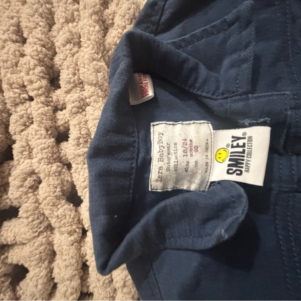 Zara Smiley Blue Jacket